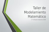 Taller de Modelamiento Matemático