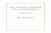 Spinoza, Baruch - Tratado de La Reforma Del Entendimiento