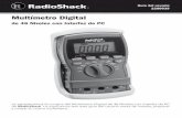 Manual Multimetro Radioshack 46 Range Con Interfaz de Pc