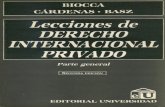 Lecciones de Derecho Internacional Privado - Parte General - Biocca_ Cardenas_ Basz