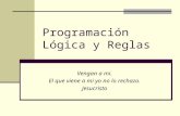 4.3 Reglas y Programación Lógica