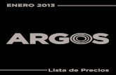 Precios Argos Enero 2013