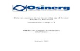 Determinantes de La Inversion en El Sector Electrico Peruano - DT03a-OEE-OSINERGa