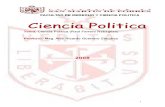 Ciencia Politica, Teoria Del Estado y Derecho Constitucional.