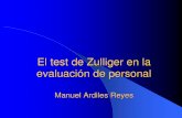 El Test de Zulliger en La Evaluación de Personal