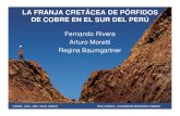 La Franja Cretácea De Pórfidos De Cobre En El Sur Del Perú