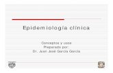 J GARCIA Epidemiologia CLINICA Conceptos y Usos PPT