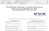 Instrumentos Para La Evaluación Del Desempeño Docente 2014-2015