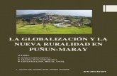 Globalización y Nueva Ruralidad en Puñun- Maray