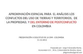 presentacion OIM CARTOGRAFÍA CONFLICTOS TIERRAS Y ACUERDO FARC 2013.pptx