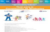 Guía de Constitución de Sindicatos en El Sector Público