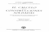 Calculo de Las Construcciones Soldadas Lucien j. v. Capitulos 1,2 y 3