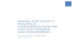 Investigacion Redes Sociales y diputados salvadoreños