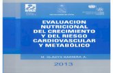 Evaluación Nutricional Del Crecimiento y Del Riesgo Cardiovascular y Metabólico 2013 - Barrera, M.gladys