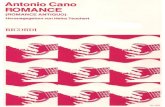 Antonio Cano ROMANCE (Romance Antiguo) Giochi Proibiti