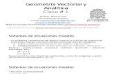 Clase 01 Módulos 0 y 1 Gemetria Vectorial y Analítica