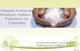 Exp Impacto Ambiental de Polimeros en Colombia