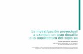 La Investigación Proyectual a Examen-josep Muntañola