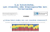 La bicicleta, un medio de transporte en Granada