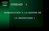 Gestión de la Producción I - Unidad 1