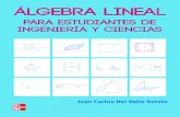 Álgebra Lineal - J.C. Del Valle Sotelo