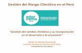 1- Adrian Fernandez- Gestion Del Cambio Climatico y Su Incorporacion