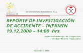 Presentación Accidente - Inexmin 19.12.2008