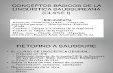 Conceptos Básicos de La Lingüística Saussureana