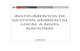 Instrumentos de Gestion Ambiental Local a Nivel Nacional