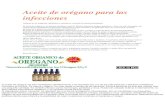 Aceite de Orégano Para Las Infecciones