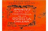 Apuntes Para La Historia de La Cocina Chilena