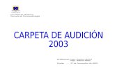 Carpeta Audición (Gran Resumen de Todo UV 2003)
