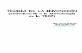 TEORÍA DE LA INVENCIÓN (Introducción a la Metodología TRIZ)