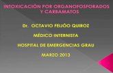 1.- INTOXICACIÓN POR ÓRGANOFOSFORADOS y CARBAMATOS-Dr Octavio Feijóo-2013