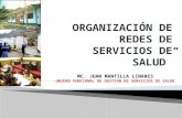 Organización de Redes de Servicio de Salud - Dr. Alipio Juan Mantilla Linares