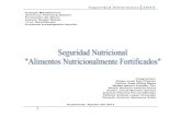 Seguridad Nutricional Alimentos Nutricionalmente Fortificados