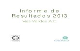 Informe Anual 2013 Vías Verdes AC
