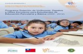 Programa de Dotación de Uniformes, Zapatos y Útiles Escolares para Estudiantes de Educación Parvularia y Educación Básica de Centros Educativos Públicos