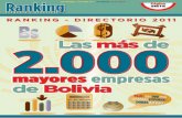 Las Mayores Empresas de Bolivia 2011