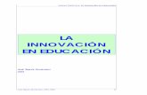 TEJADA (2002)La Innovacion Educacion