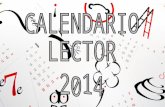 Calendario lector I.E.S. Castro Alobre por Daniel Mejuto