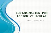 Presentacion Contaminacion Por Accion Vehicular