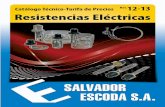 Catalogo Tarifa Resistencias Electricas Nov2012