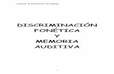 Libro Discriminacion Fonetica y Memoria Auditiva .... p