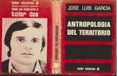 Antropología del territorio - José Luis García
