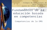Fundamentos de La Educacion Basada en Competencias