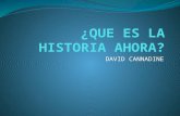 Que Es La Historia Ahora- David Cannadine