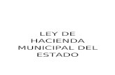 Ley de Hacienda Municipal Del Estado de B.C. México