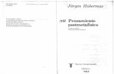 Habermas Jurgen - Pensamiento Postmetafisico