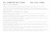ALIMENTACION   ALCALINA